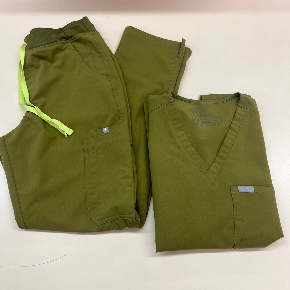 Figs Scrub Set Martini Olive Size Small